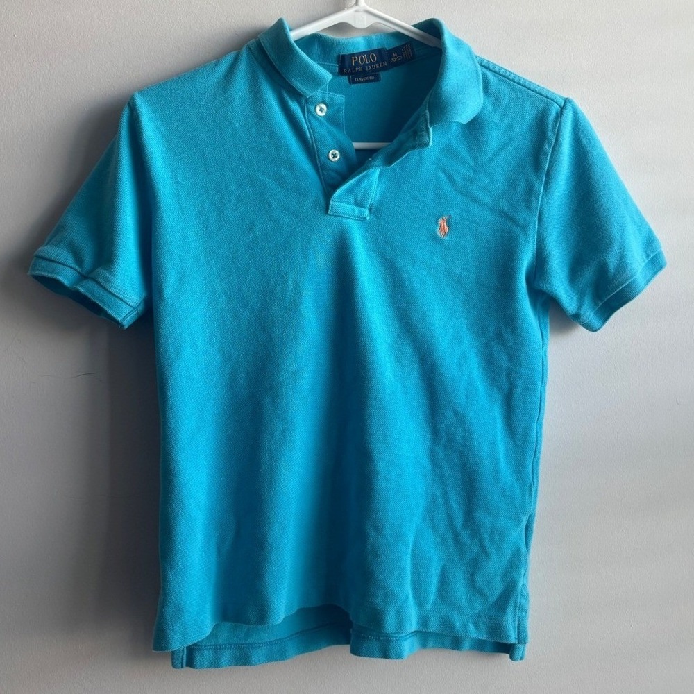 Polo Ralph Lauren Blue Polo Shirt Kids Size M 10-12